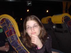 Elena on bus tired.JPG